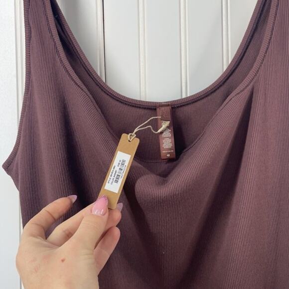 NWT Skims Women's Brown Comfort One Piece Garnet Bodysuit Shapewear Size 4X - Picture 6 of 10